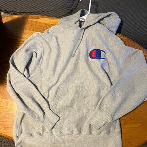 Champion Large Grey Hoodie